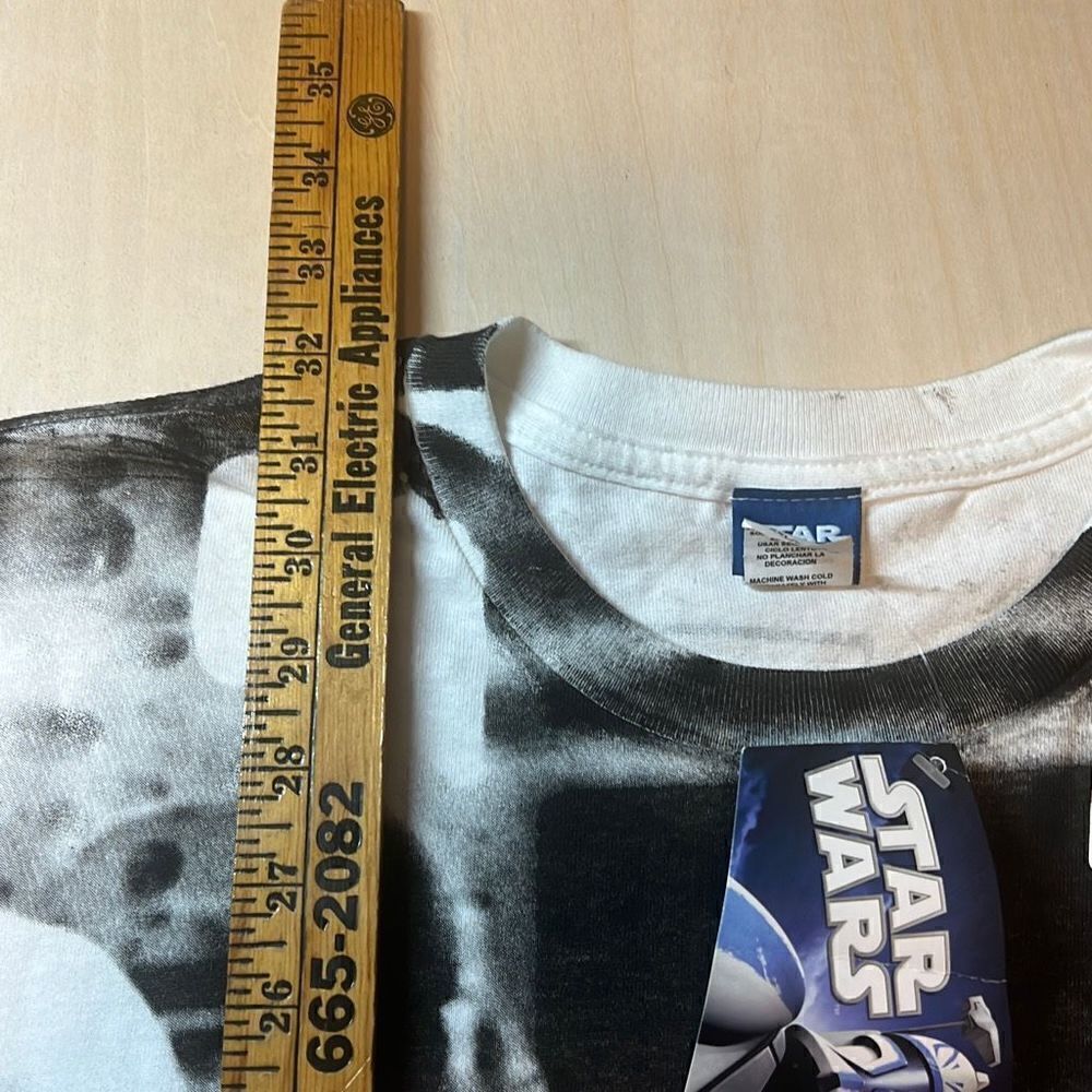 Star Wars Stormtroopers AOP All Over Print T-Shirt Size XXL Death Vader Yoda NWT - Picture 2 of 5